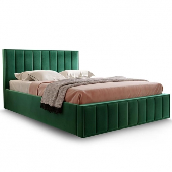 Кровать двухспальная Вена Мора зеленый 140
