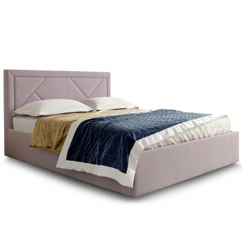 Кровать двухспальная Сиеста Альба розовый 140