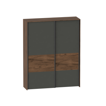 Шкаф 3 дв. "Соренто" с раздвижными дверьми Дуб Стирлинг