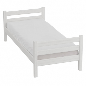 Кровать "Соня" 1 (с ламелями) белый