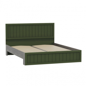 Кровать Прованс 160x200 см Зеленый Дип